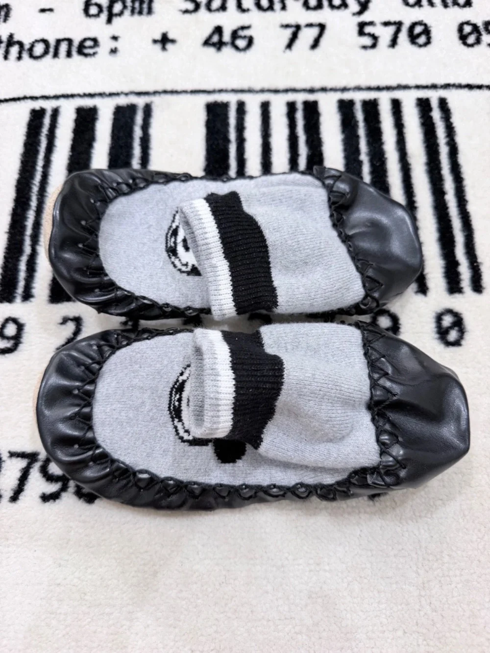 Disney Collection Mickey Logo Hanna Anderson UNISEX Kids Moccasins Slippers